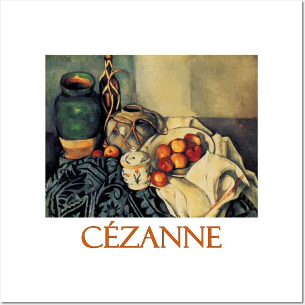 Dish of Peaches by Paul Cezanne Wall Art by Naves